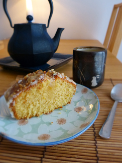 Honey and lemon pound cake, treat baked with lot of thoughts send to @todayintokyoI have followed th