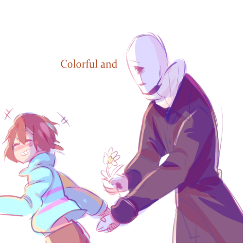 matocc:    Gaster’s echo.    please read this with musicσ`∀´)σ!https://www.youtube.com/watch?v=mOwyRU1a_hAAmazing music by@bloody-art-killer!!Hope you don’t mind I use the music to draw this comic!And also hope you like it!(*´∀`)~♥(*´∀`)~♥I