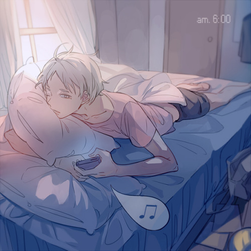 zannki:  happy birthday to suga——！ 最后一张是我和螃蟹的合绘，线稿by螃蟹（http://www.pixiv.net/member.php?id=3300957） 上色by我。