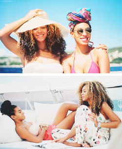 thequeenbey:   “I’m very proud of my sister and protective of her. Solange is the one person I will fight for. Don’t talk about my sister; don’t play with me about my sister. If you do, you’ll see another side of me. I admire her, and though