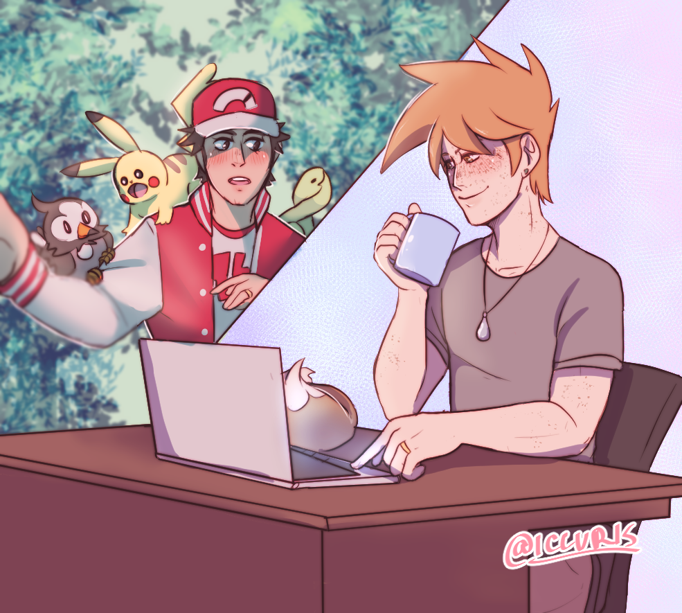 ickyrainbows3245:Day 1: Distance !Red is travelling in Sinnoh; he keeps in touch