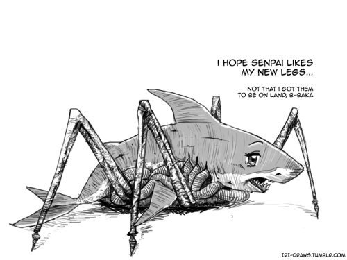 robot zombie tsundere sharkenjoy