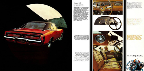 Dodge “Super Cars” brochure, 1969. A catalog for Dodge’s performance models taking in Charger, Coron