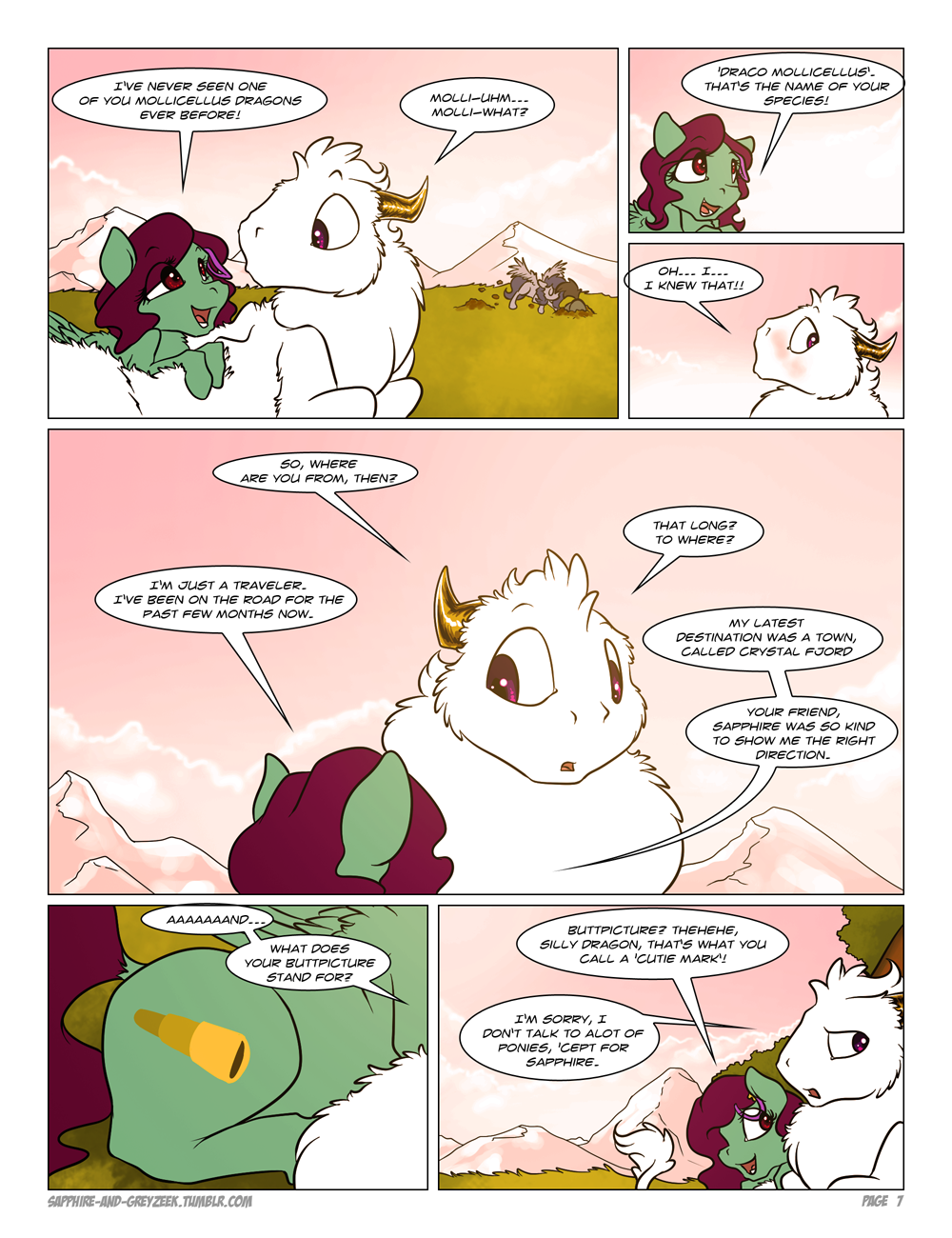 sapphire-and-greyzeek:  Chapter II - Page 7  ^w^!
