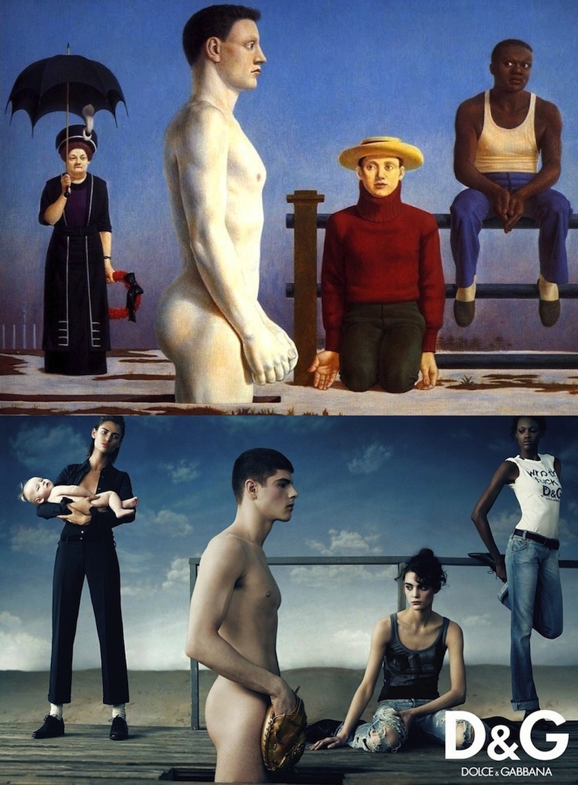 reginasworld:  The pope of American magic realism,   Jared French, is a painter whose