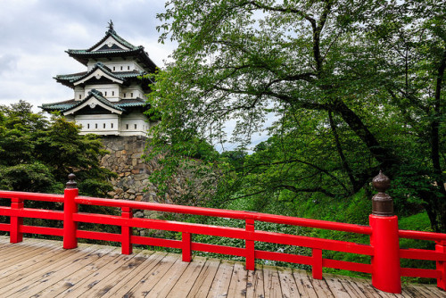 Hirosaki Castle by Marco Stoppazzini on Flickr.