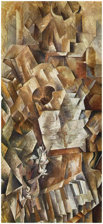 artist-braque: Piano and Mandolin, 1909, Georges BraqueMedium: oil,canvas