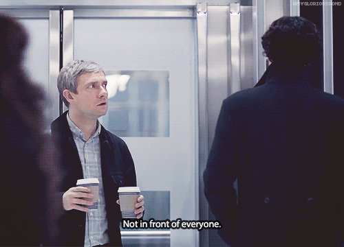 aconsultingdetective:∞ Scenes of SherlockDon’t make me do it out here.