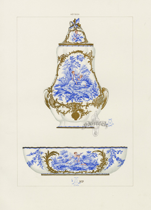 moika-palace:Edouard Garnier Porcelain of Sèvres, 1889.