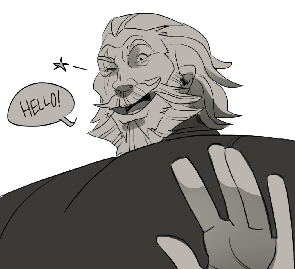 kittens4jc:  savodraws:  The BFG (big friendly grandpa)  God Bless The German Granpa