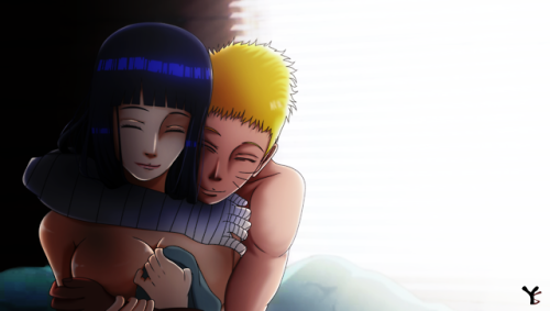 Sekibeing-sensei had made an astonishing gif about this scene about Naruto and Hinata. I took a part