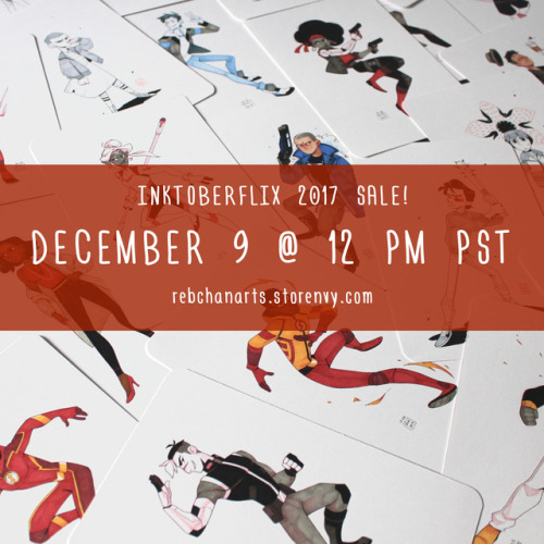 It’s that time of year again! I’ll be selling my original Inktober illustrations from this past Octo