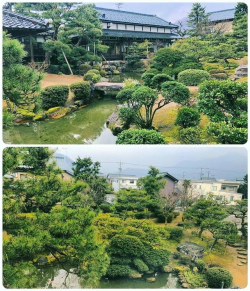 ＼おにわさん更新情報／ ‪[ 福井県越前市 ] 愛山荘庭園 Aizanso Garden, Echizen, Fukui の写真・記事を更新しました。 ――“越前富士”日野山の借景が美しい #池泉回遊