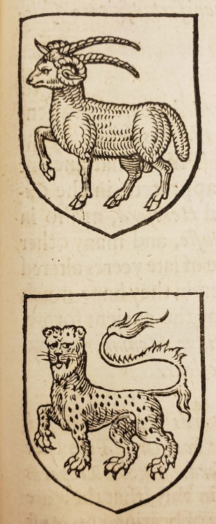 From: Guillim, John, 1565-1621. A display of heraldrie. London : Printed by William Hall for Raphe M