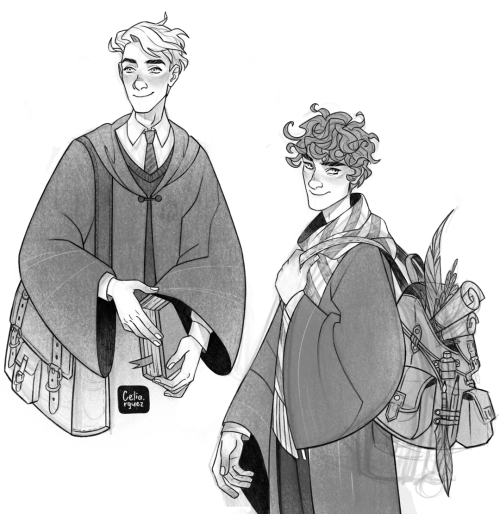 Read Cursed Child, Been Sketching A Bit Of Scorbus