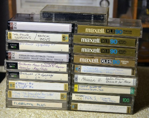 [BEST-PRICE] $9.99 19 used cassette tapes Maxell XL II 90, TDK SA90 SONY Denon and others, Old Tape 