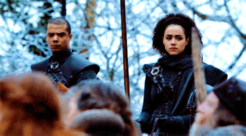 princessmissandei: Missandei and Grey Worm + Encountering Xenophobia and Racism in the North