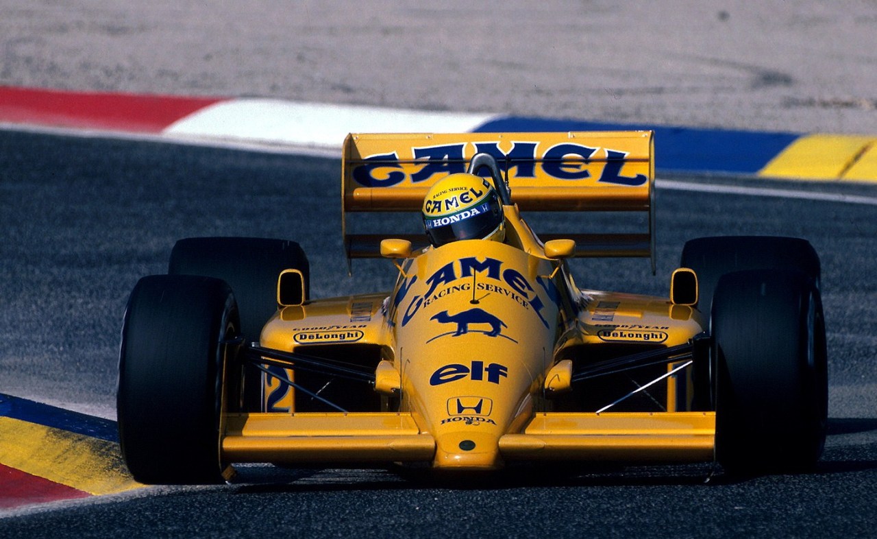 F1 Pictures Ayrton Senna Lotus Honda 1987