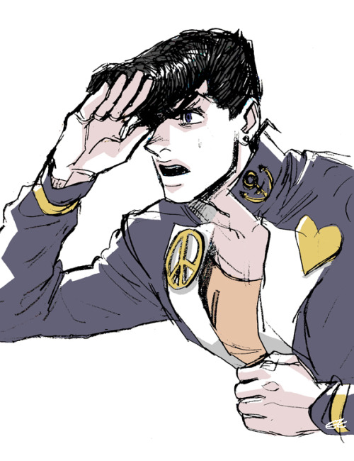 thenorthseasinging: Josuke &amp; Rohan