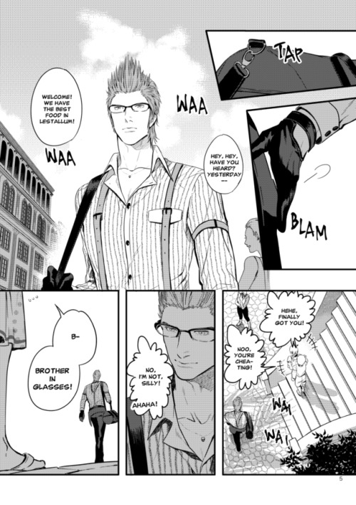 5:12 PM | FFXV - Ignis/Noctis doujinshi book #03A story of a relaxing day of Ignis and Noct. (2220 I