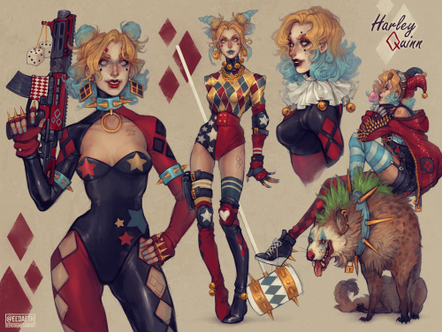 eedaeth:  ♦️Harley Quinn extended design