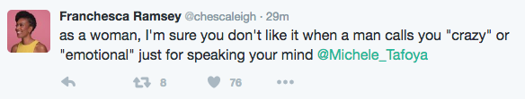 chescaleigh:  public-rhetoric:  @chescaleigh is always dealing with some BS from