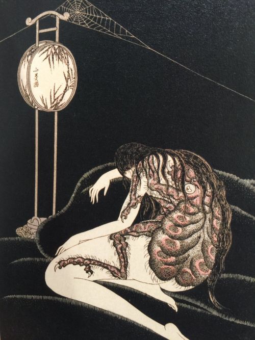 Tachibana Sayume aka Sayume Tachibana aka 橘 小夢 (Japanese, 1892-1970, Japan) - Spider Tattoo, Japanes