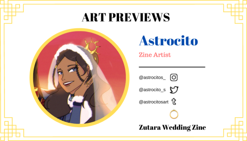 We love Katara&rsquo;s crown design in @astrocitosart&rsquo;s stunning fanart of the bride a