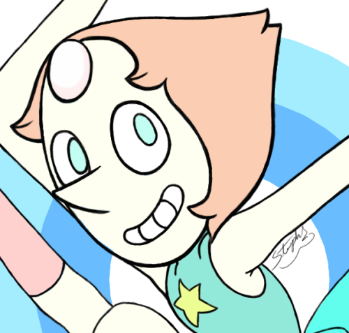 quantum-oaks: Last Saturday I did this lovely Pearl for /r/StevenUniverse’s community Drawpile