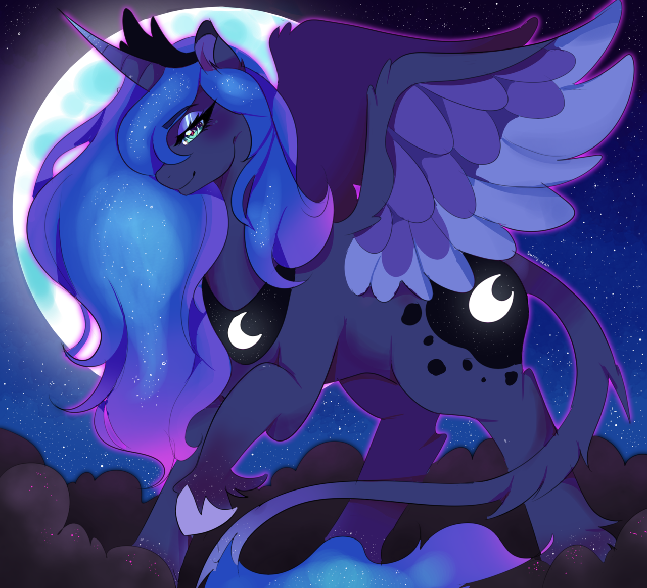 sunnyy-dean: domina noctis, the princess of the night  haven’t drawn anything from