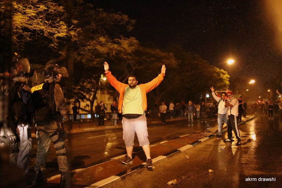 momo33me:    Of the Palestinian protest in Haifa against the Prawer ethnic cleansing