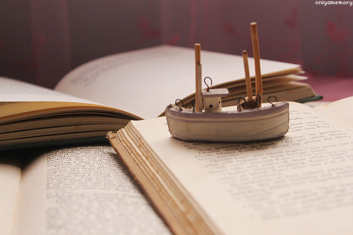 onlyamemory: Have you ever thought about how books are like the ocean?  With every turn of a pa
