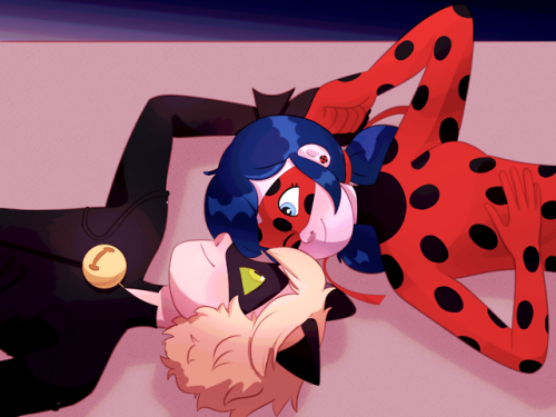 buggachat:now here’s the ladynoir fluff i’ve been meaning to draw