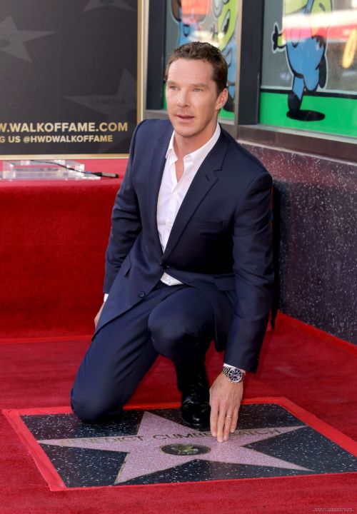 elennemigo:BENEDICT CUMBERBATCH |  Hollywood Walk of Fame Star Ceremony (February, 28th)