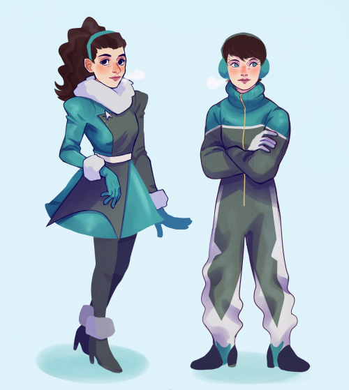 doodlingleluke: Who ordered some special edition winter uniforms in science blue?