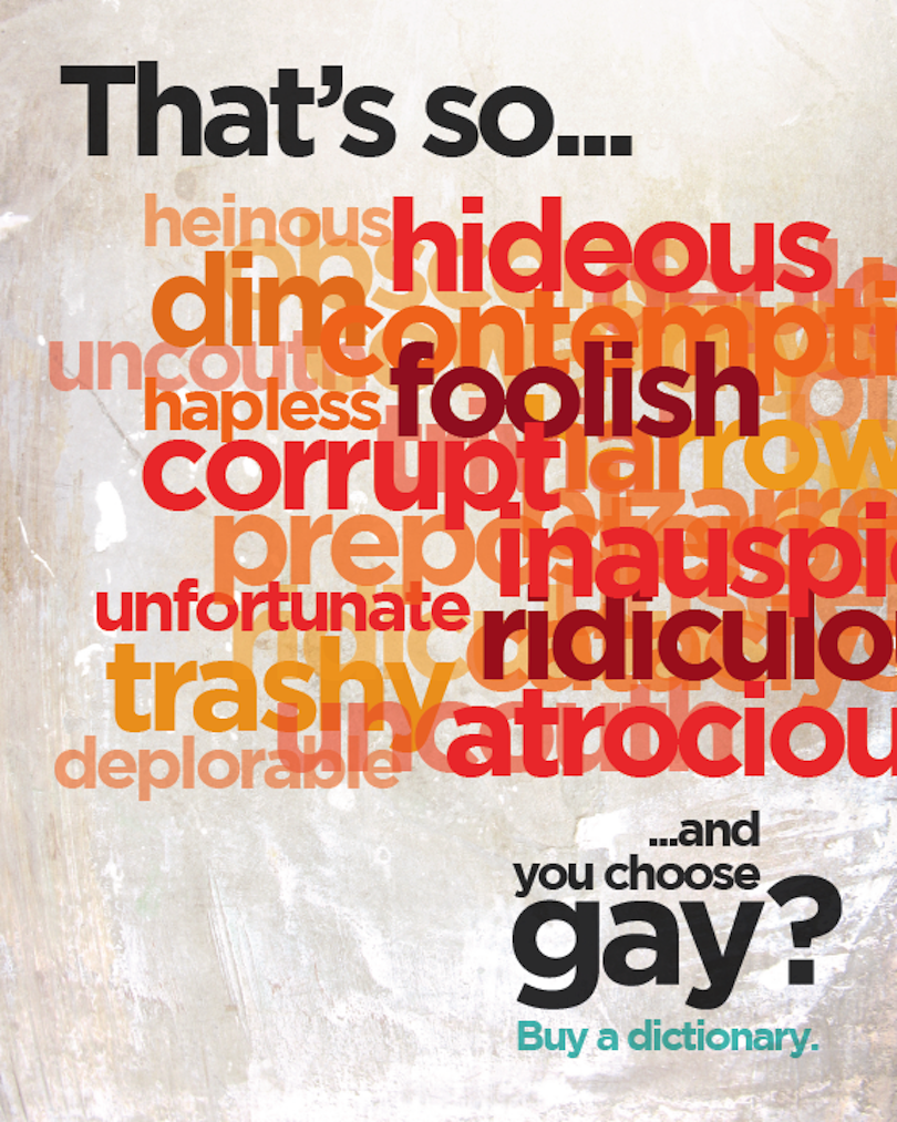 lookdifferentmtv:  glsen:  Let’s educate beyond hate.  Thanks for this GLSEN—there