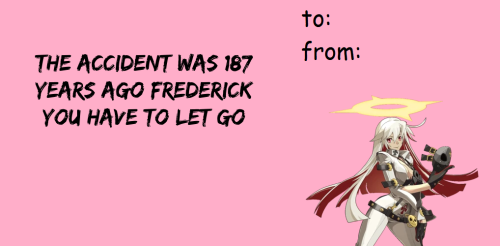 guiltygearofficial:We at Arc Systems Works wish everyone a happy Valentine’s day. Please enjoy it wi