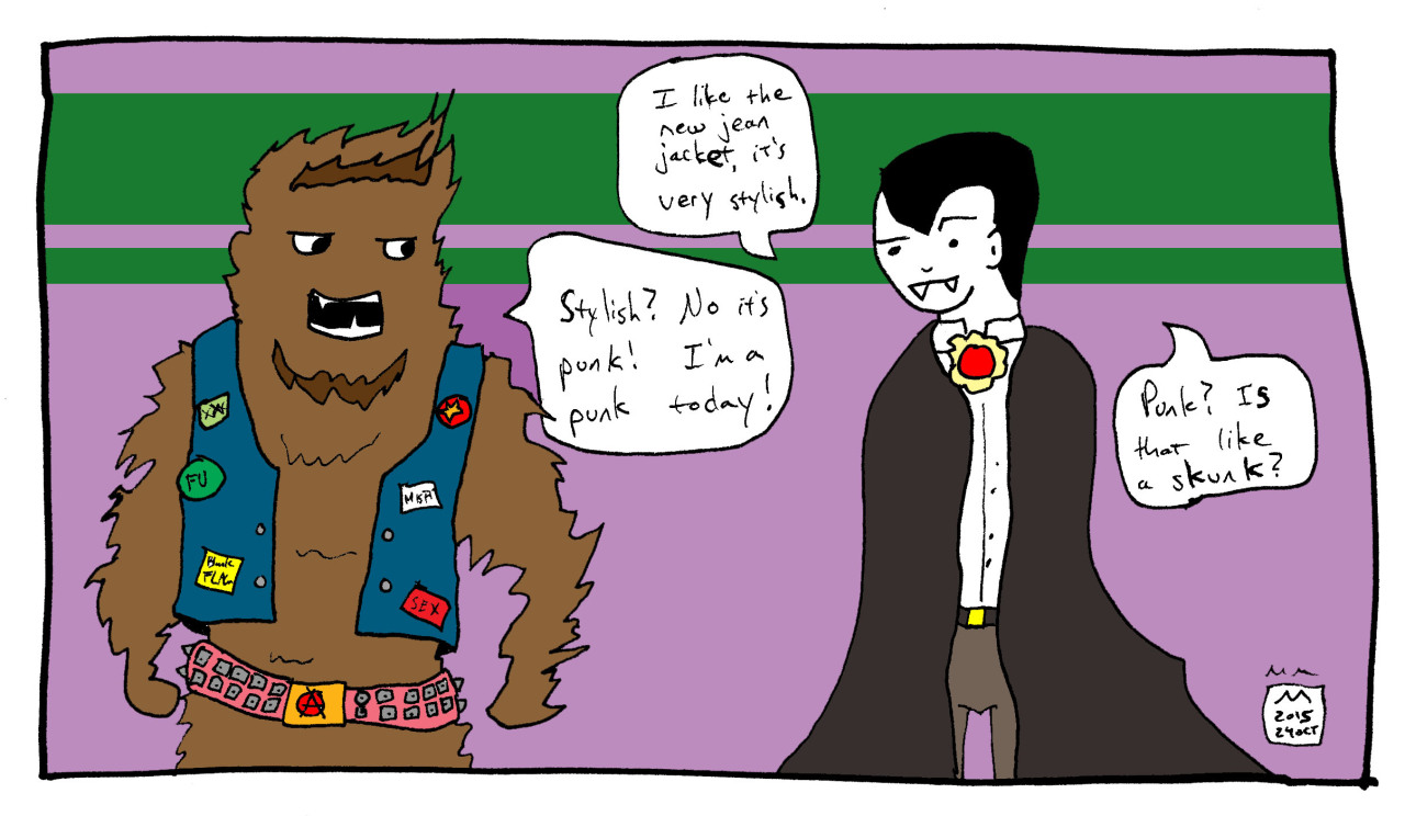 monster comic - punk for a day
check out more of my comics @ mini dove comics.
Join the Facebook page for updates.