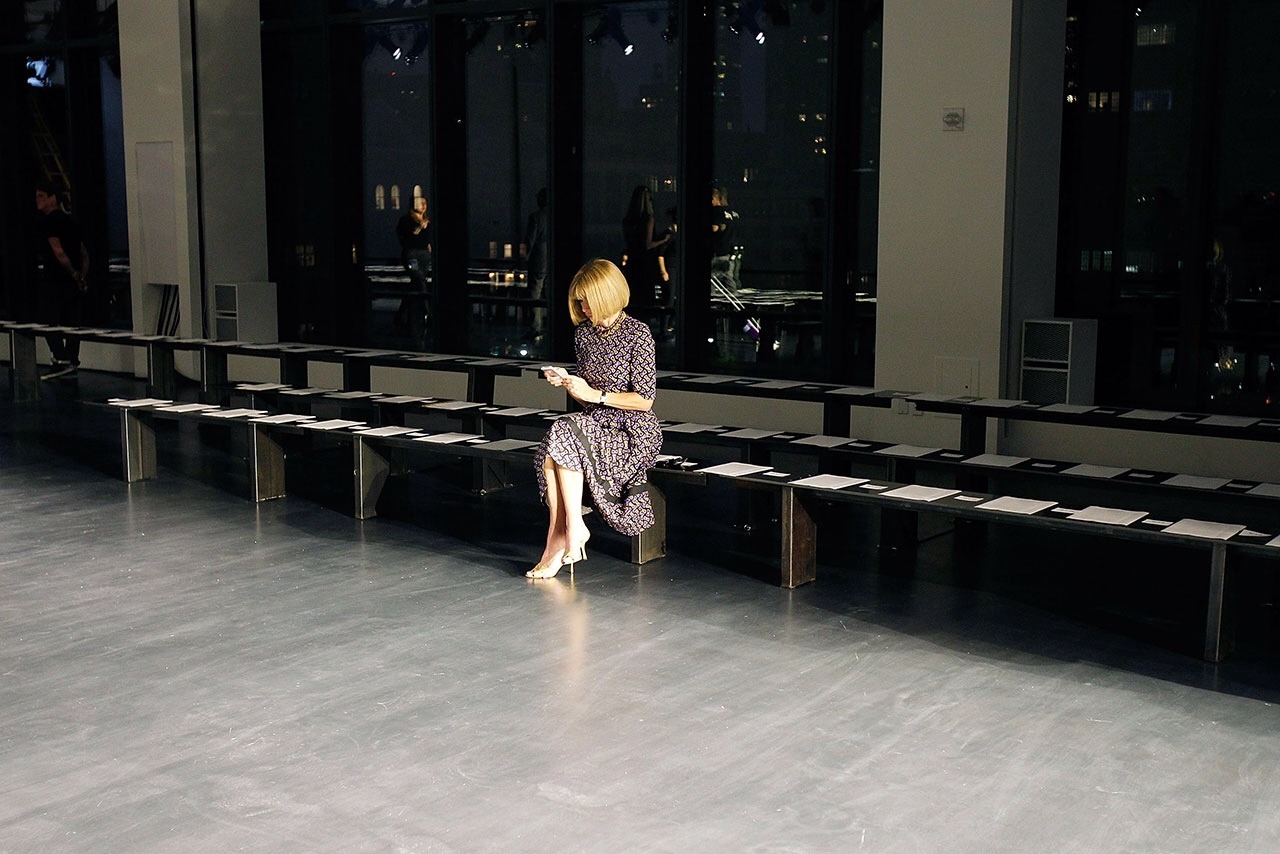 officialstevenmeisel2:
“natural-thin:
“ Anna Wintour sitting alone before Altuzarra SS15
”
at least someone is on time
”