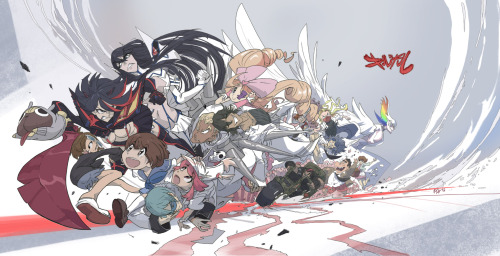 crappysketches:  I drew a Kill La Kill thing. adult photos