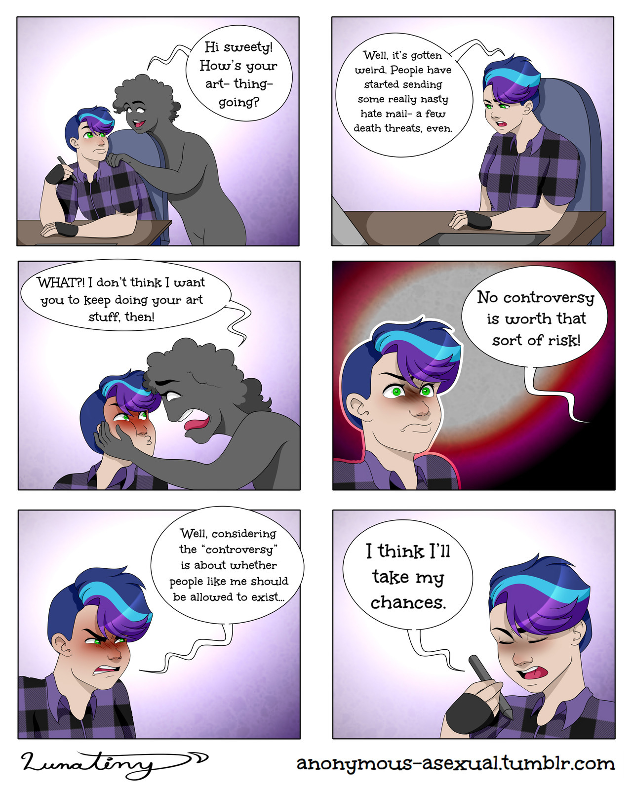 Anonymous asexual comics