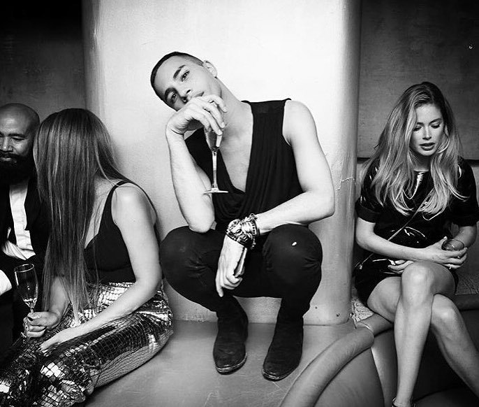 Hahahaha @olivier_rousteing it looks like @beyonce and I are not giving you any attantion!