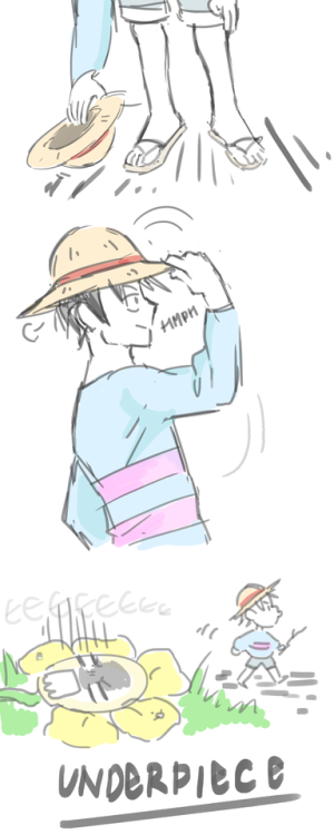 yourwitchdoctor:Ive had this random AU in my head for the longest time‘Luffy awakes and finds himsel