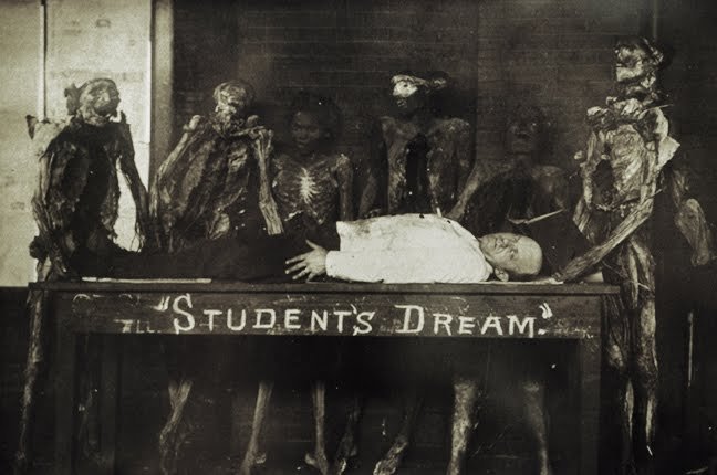 scorpiocurse:  &ldquo;A Student’s Dream&rdquo;: It was a common thing