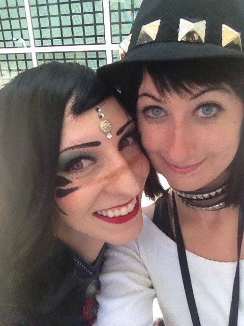 I met Koujackie at Day 2 of AX! She’s really tall and Sei’s hat makes selfie-taking real