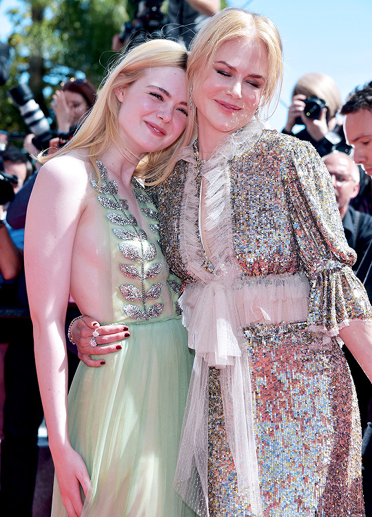 nicole-kidman:  Elle Fanning &amp; Nicole Kidman attend the “How to Talk to