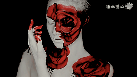 Dark Rose Valentine’s Day Makeup  ©