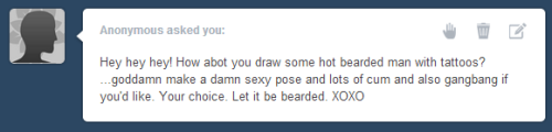 rk-nsfw:  So yeah I don’t normally like gangbangs, but I do love cum and big bearded men power bottoming~ Thanks for the request~ <3