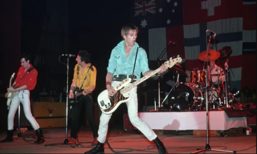 The Clash On Stage , Circa 1978 .