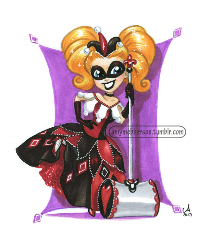 amymebberson:  Princess Harley Decided to do up a nicer version of a previous con